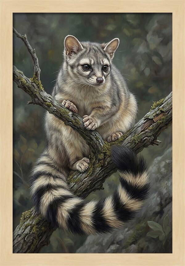 Ringtail On A Branch