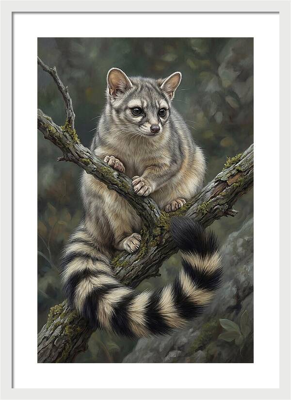 Ringtail On A Branch