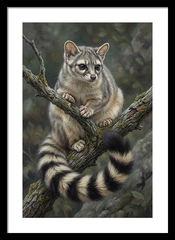 Ringtail On A Branch