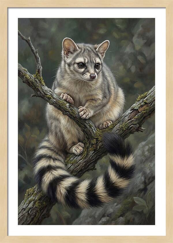 Ringtail On A Branch