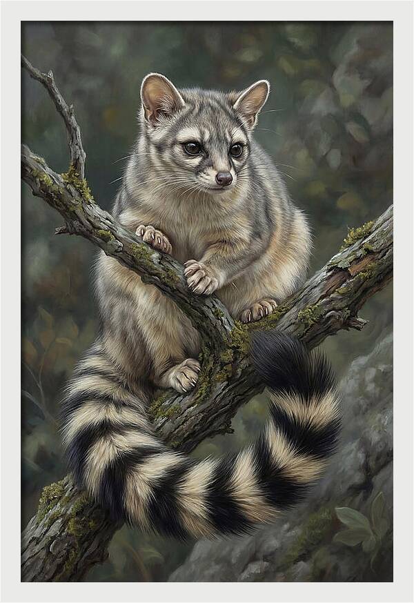 Ringtail On A Branch