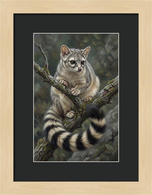 Ringtail On A Branch