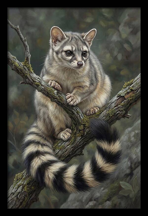 Ringtail On A Branch
