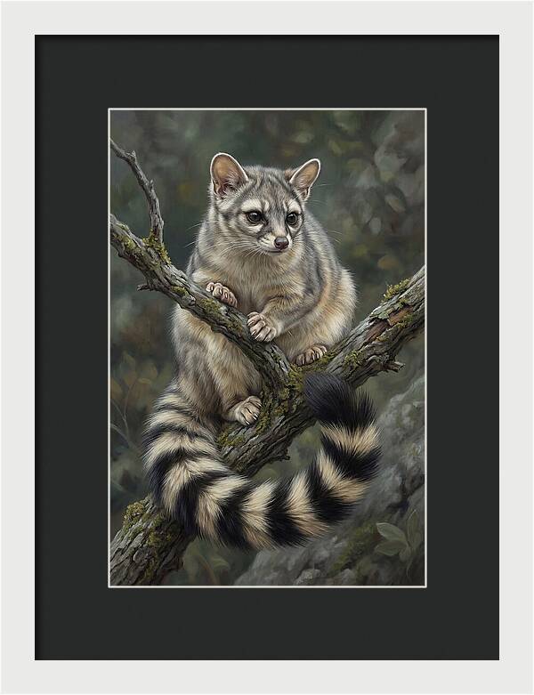 Ringtail On A Branch