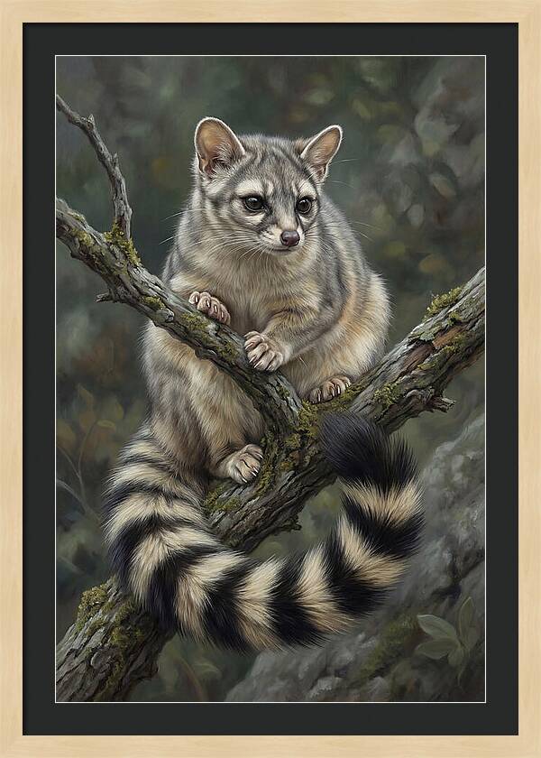 Ringtail On A Branch