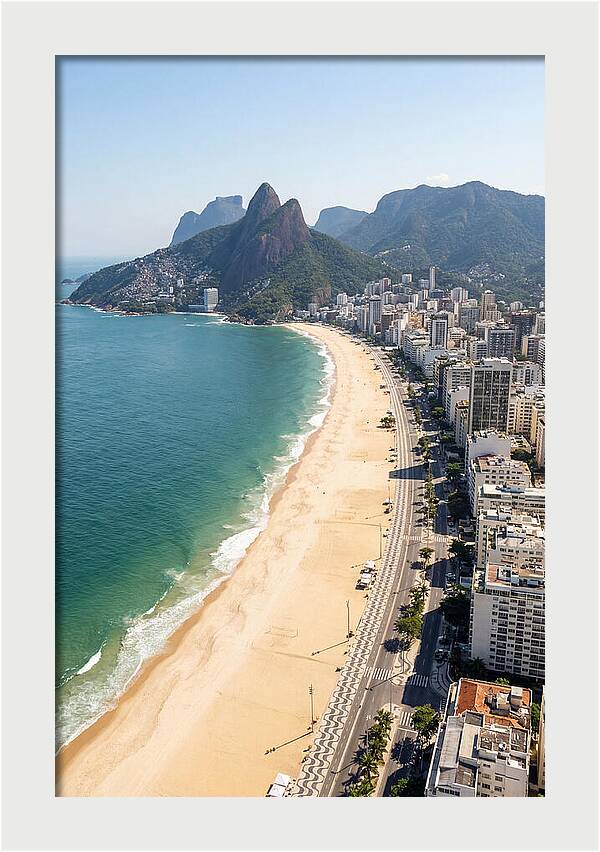 Rio Copacabana Aerial View