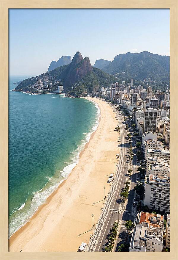 Rio Copacabana Aerial View