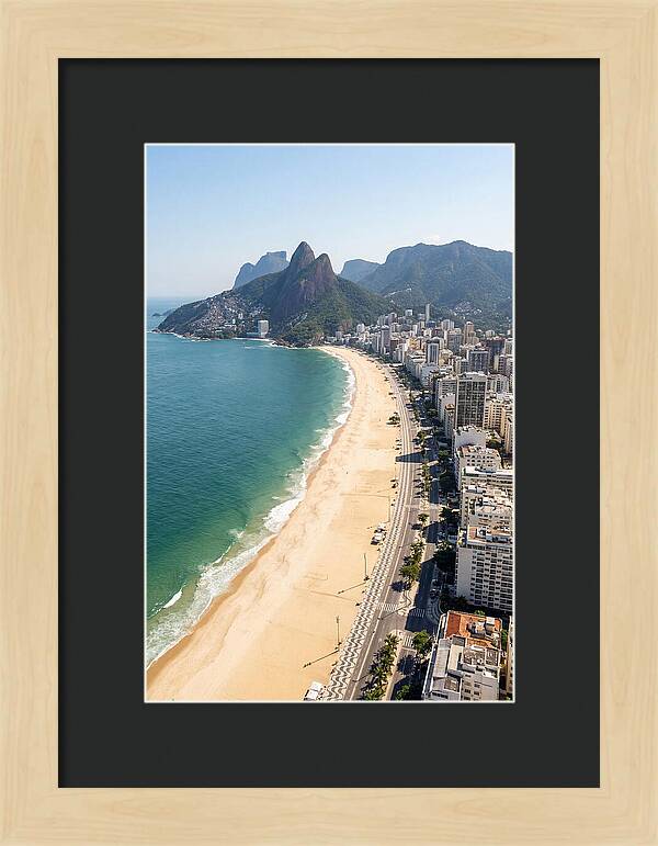 Rio Copacabana Aerial View