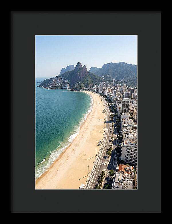 Rio Copacabana Aerial View