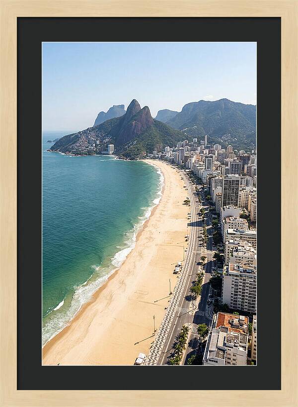 Rio Copacabana Aerial View
