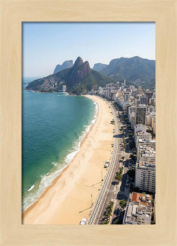 Rio Copacabana Aerial View