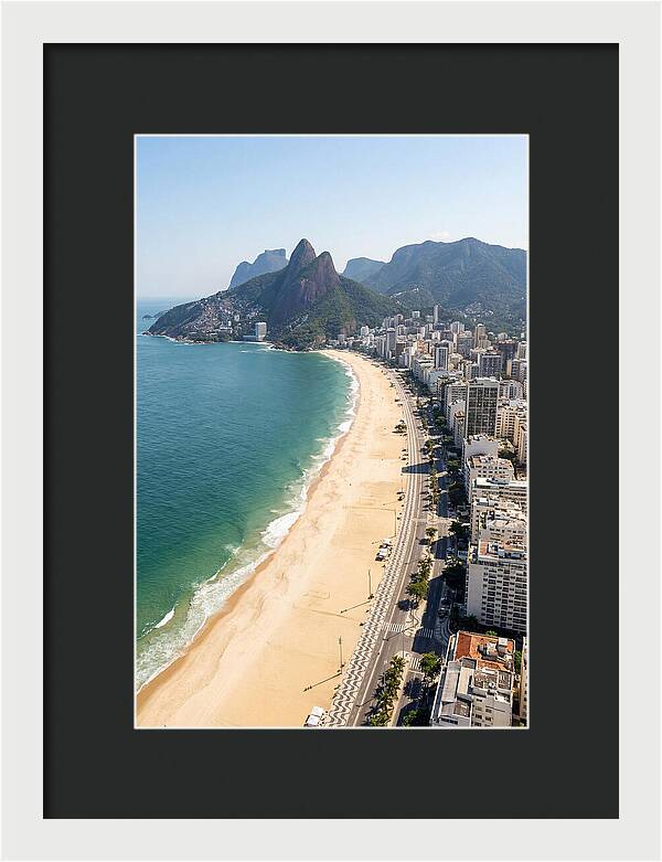 Rio Copacabana Aerial View