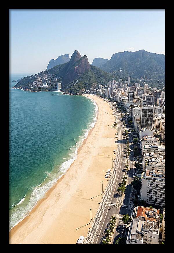 Rio Copacabana Aerial View