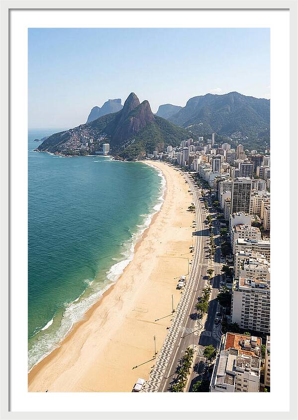 Rio Copacabana Aerial View
