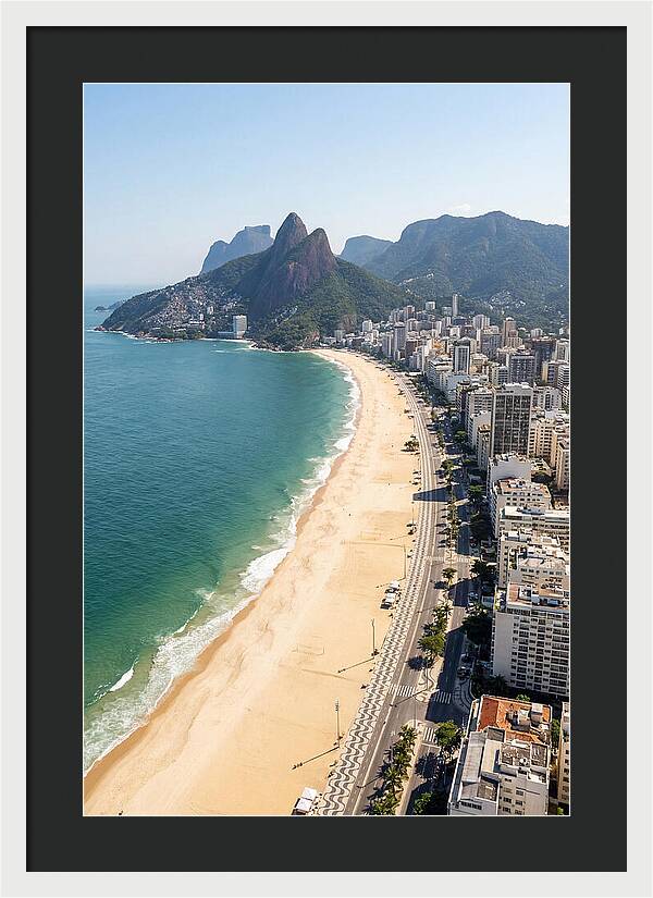 Rio Copacabana Aerial View