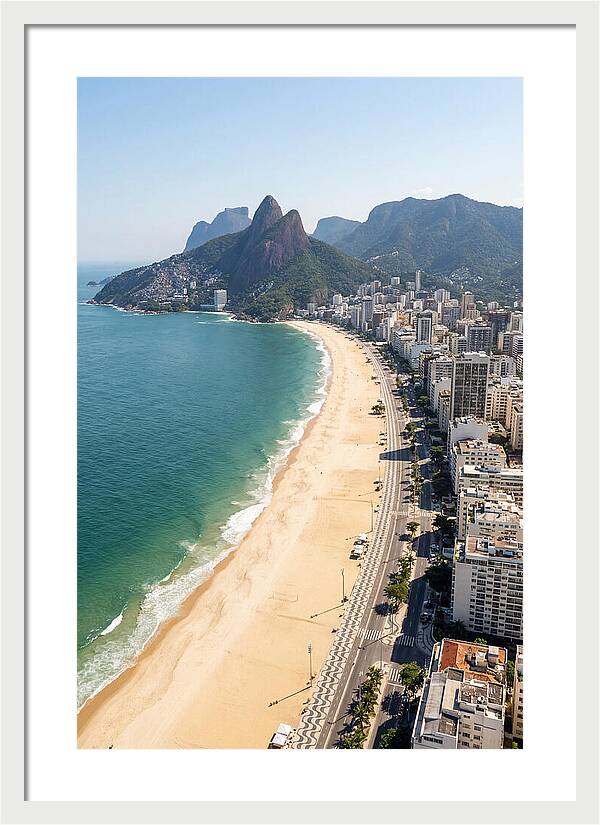Rio Copacabana Aerial View