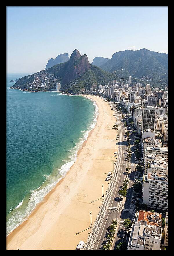 Rio Copacabana Aerial View