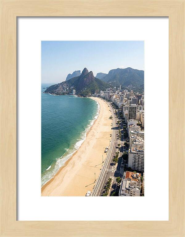 Rio Copacabana Aerial View