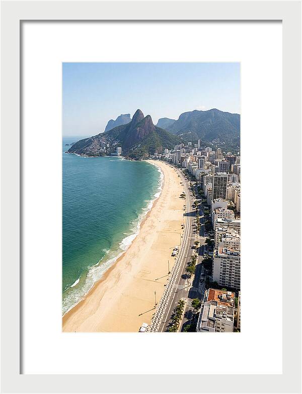Rio Copacabana Aerial View