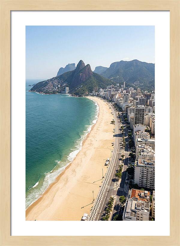 Rio Copacabana Aerial View