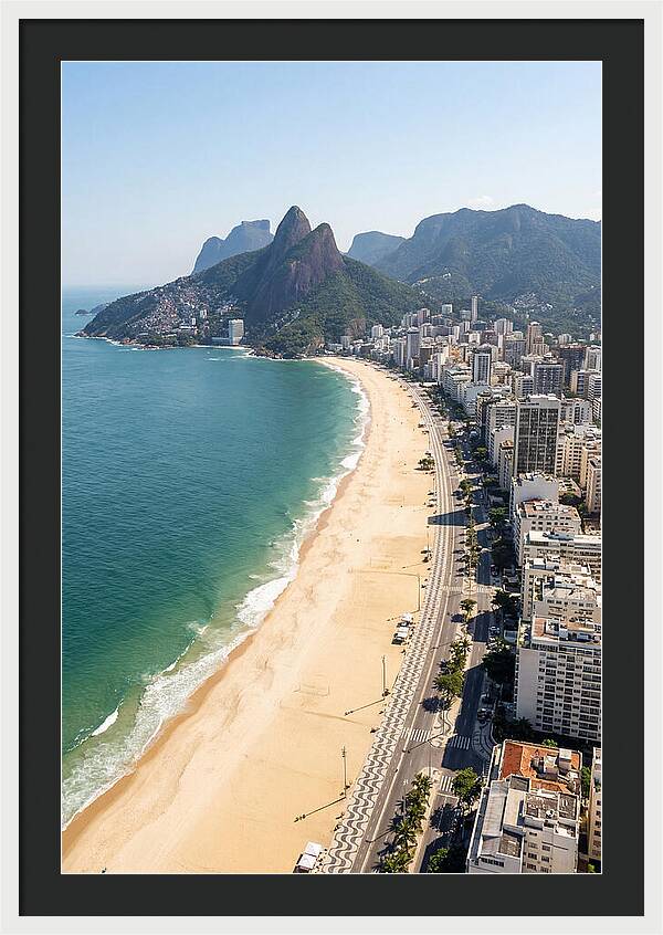 Rio Copacabana Aerial View