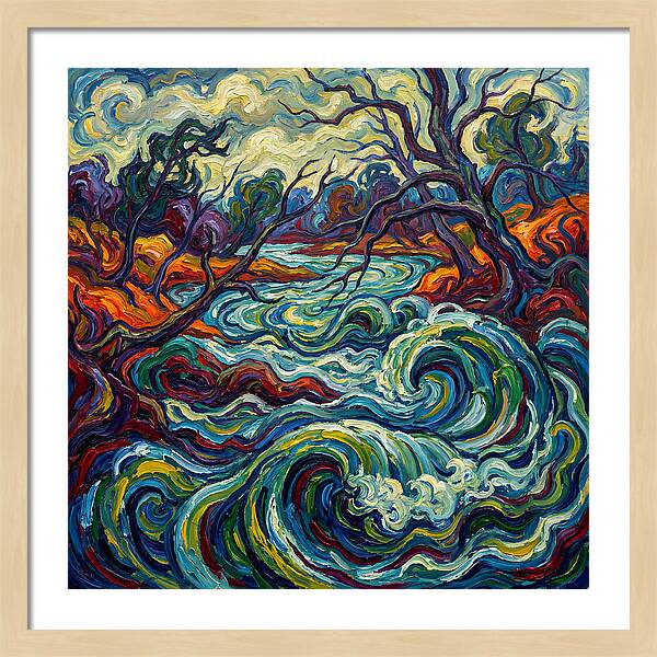 River Landscape Expressionism