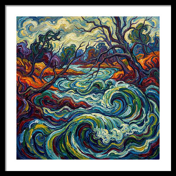 River Landscape Expressionism