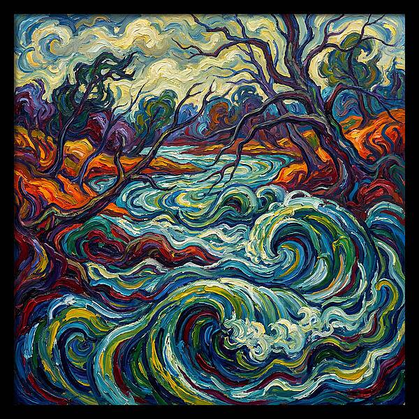 River Landscape Expressionism