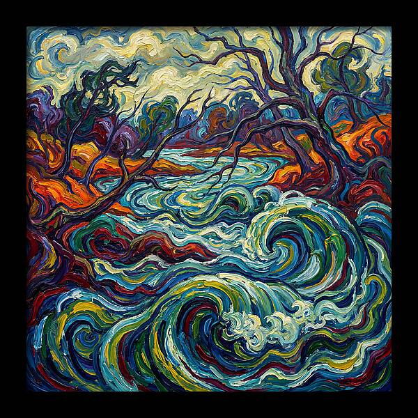 River Landscape Expressionism