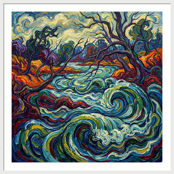 River Landscape Expressionism