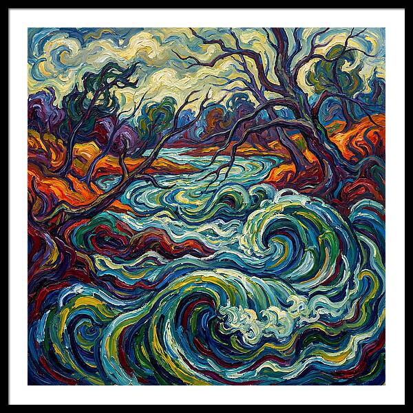 River Landscape Expressionism