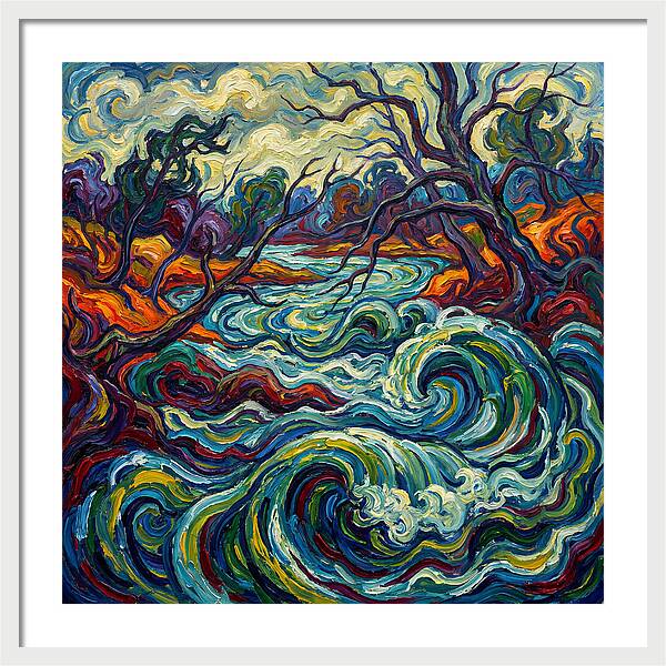 River Landscape Expressionism