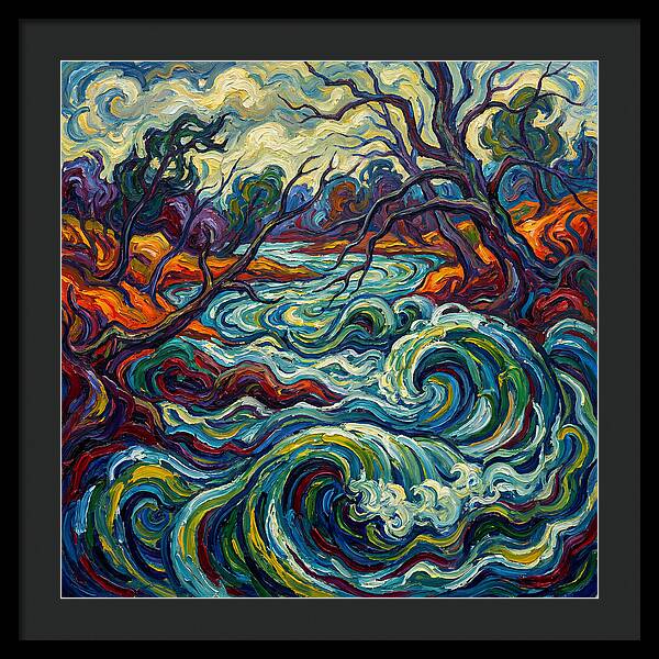 River Landscape Expressionism