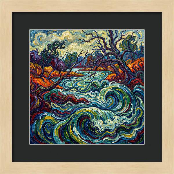 River Landscape Expressionism