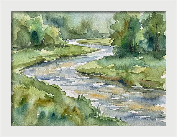 River Landscape Serenity