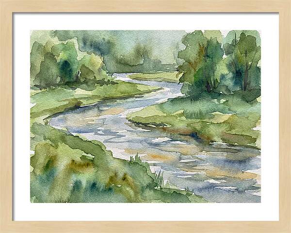 River Landscape Serenity