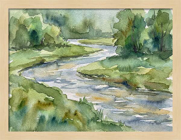 River Landscape Serenity