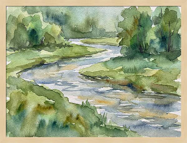 River Landscape Serenity