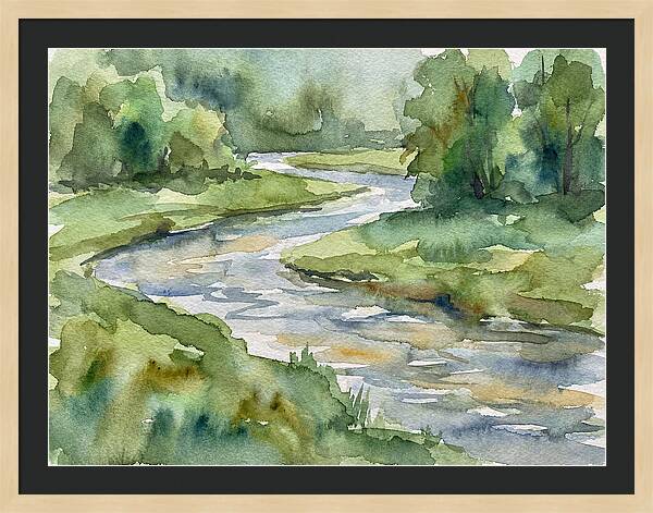 River Landscape Serenity