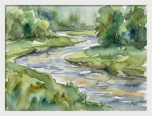 River Landscape Serenity