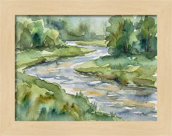 River Landscape Serenity