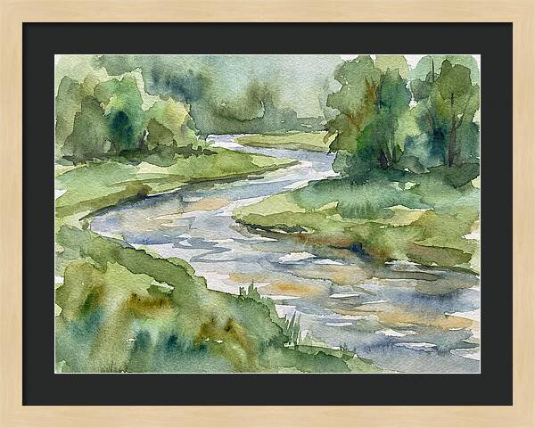 River Landscape Serenity