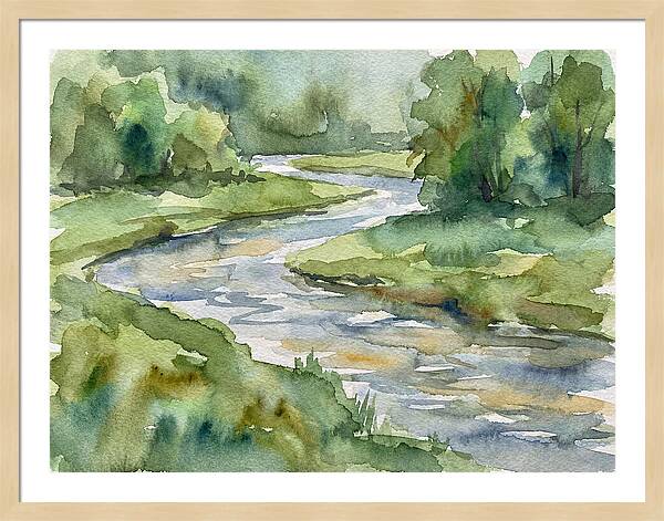 River Landscape Serenity
