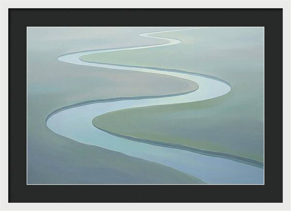 River Meander Through Tranquil Landscape