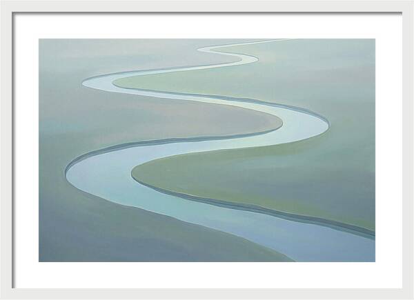 River Meander Through Tranquil Landscape