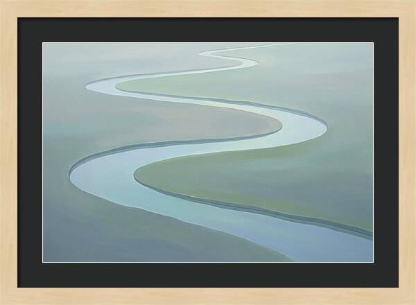 River Meander Through Tranquil Landscape