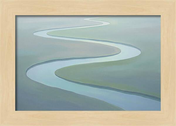 River Meander Through Tranquil Landscape