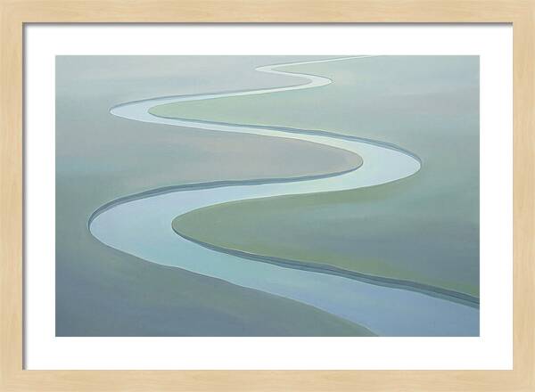 River Meander Through Tranquil Landscape