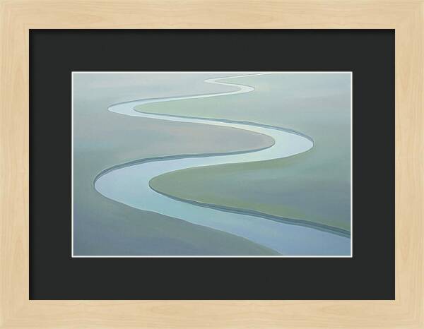 River Meander Through Tranquil Landscape