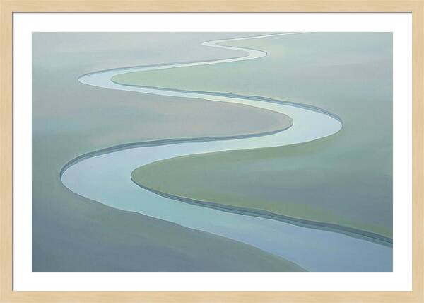 River Meander Through Tranquil Landscape